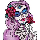 Tattoo Adult Color By Number Tattoo coloring icon