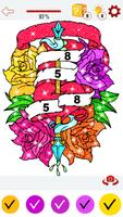 Tattoo Adult Color By Number Tattoo coloring screenshot 1