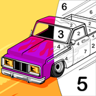 ikon Mobil Warna Dengan Buku Nomor