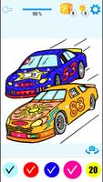 Coloring Cars Paint By Numbers screenshot 1