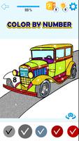 Coloring Cars Paint By Numbers screenshot 2