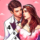 Valentines Love Color Numbers icon