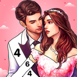 Valentines Love Color Numbers أيقونة