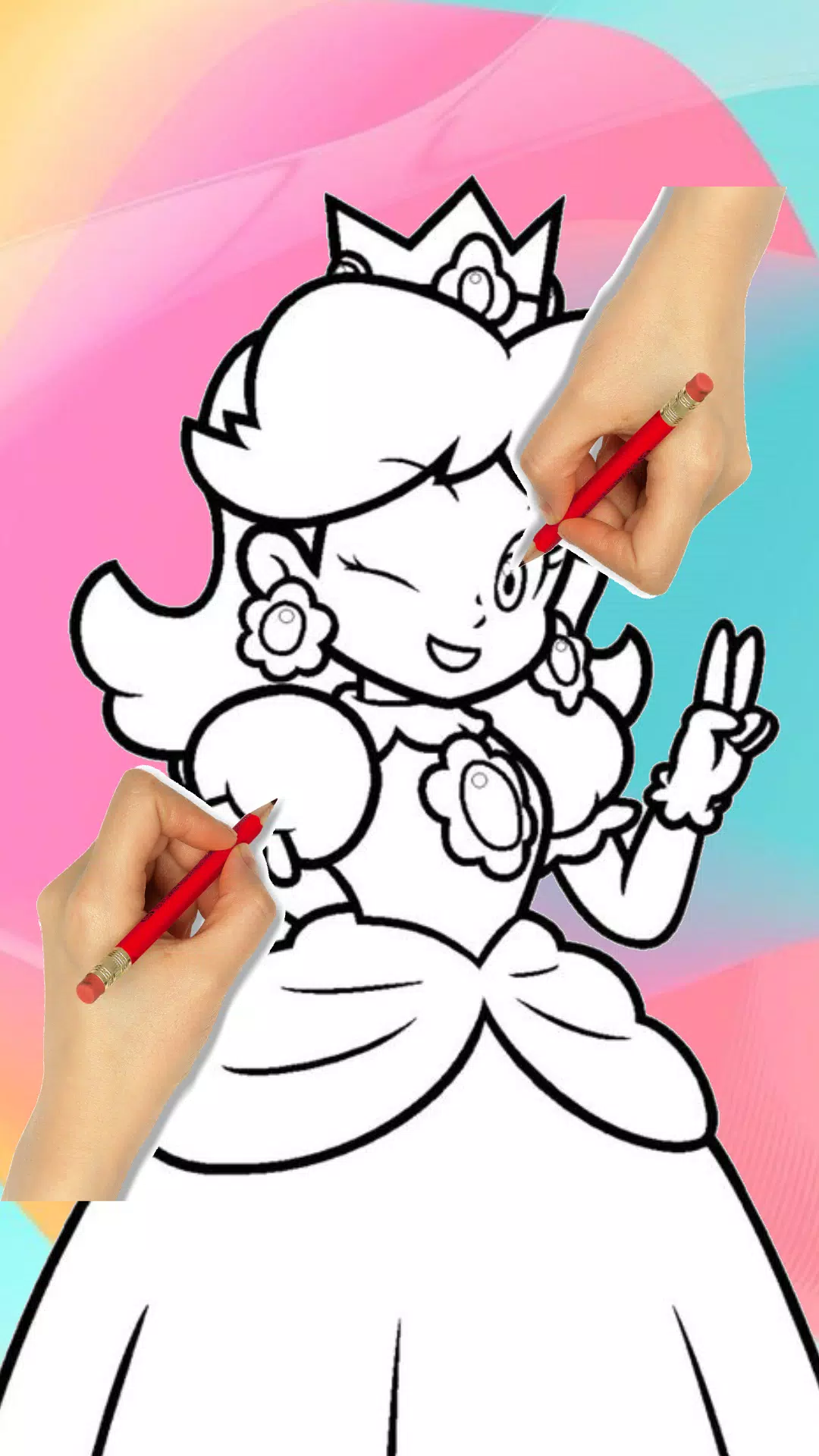Hobart Pino suspicaz princess peach Coloring Book APK for Android Download