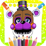 Five Coloring Nightmare Pages