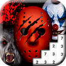 Coloring Scary Masks Pixel Art APK