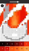 Coloring Scary Masks Pixel Art captura de pantalla 1