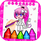 Gacha Neon GL Coloring Book icône