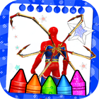 Spider Ultra coloring book man biểu tượng