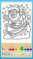 Coloring Book Christmas Affiche