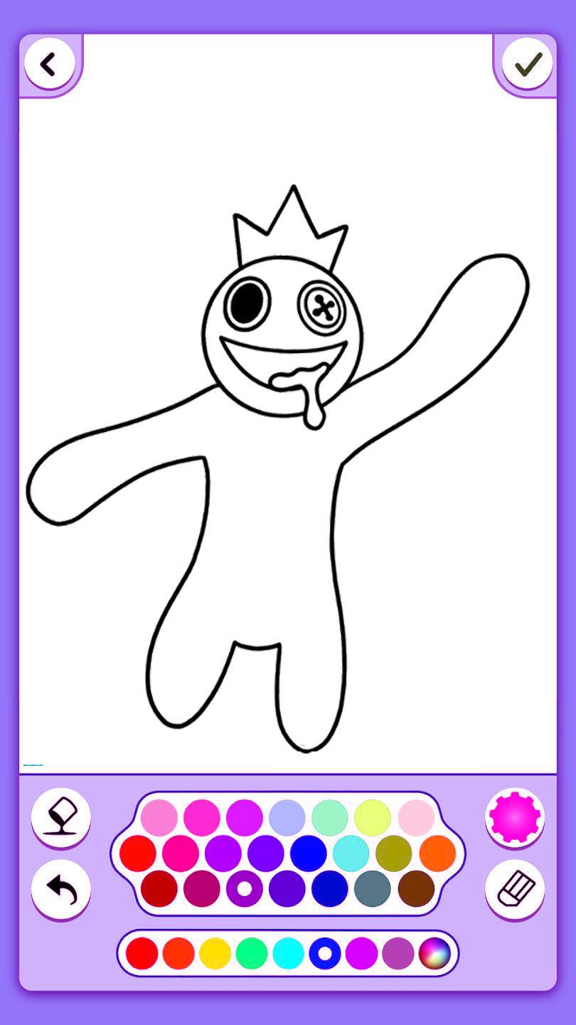 Rainbow Friends Coloring Pages APK للاندرويد تنزيل