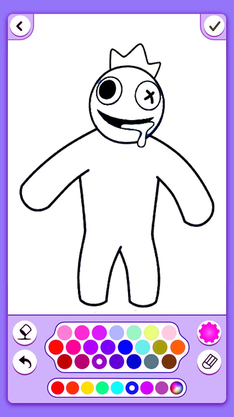 Rainbow Friends Coloring Pages APK for Android Download