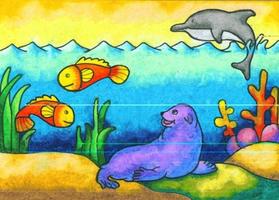 Colorir com lápis imagem de tela 1