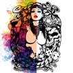 Tattoo Coloring Book Adults