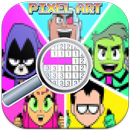 Color By Number Teen Titans Go Pixel Art Games APK