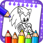 sonni coloring the hedgehog's icône