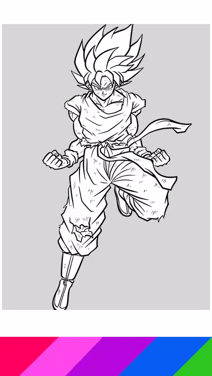 Dragon Ball Z Gogeta Coloring Pages