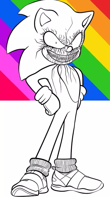 Desenho 1 de Sonic the Hedgehog para colorir