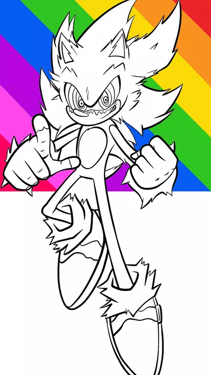 Download do APK de Desenho do Sonic para Colorir para Android