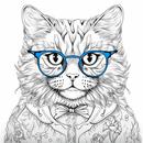 Cat Coloring Pages for Adults APK