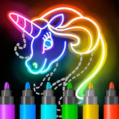 Descargar APK de Learn to Draw Glow Cartoon