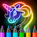 Learn to Draw Glow Cartoon APK