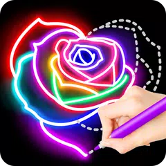 download Learn To Draw Glow Flower APK