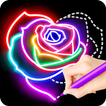 ”Learn To Draw Glow Flower