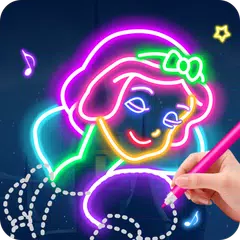 download Learn To Draw Glow Princess APK