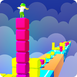 Cube Tower Surfer Color 3D