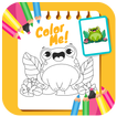 Kids coloring book: Cute animals
