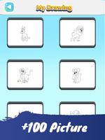 Kids coloring book: Cute animals screenshot 1