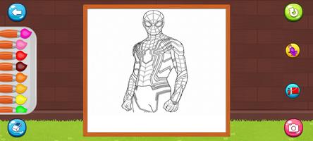 Spider Hero Coloring Screenshot 1