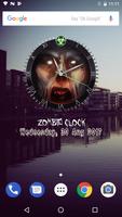 Clock Widget with Zombies capture d'écran 3