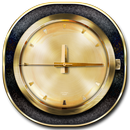 Gold Clock Widget APK