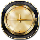 Gold Clock Widget icône