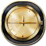 Gold Clock Widget