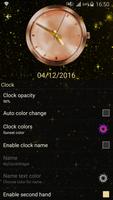 Gold Clock Widget capture d'écran 3