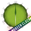 3D Cool Grass Clock Widget