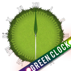 3D Cool Grass Clock Widget ícone