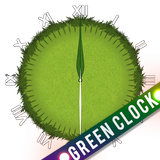 3D Cool Grass Clock Widget icône