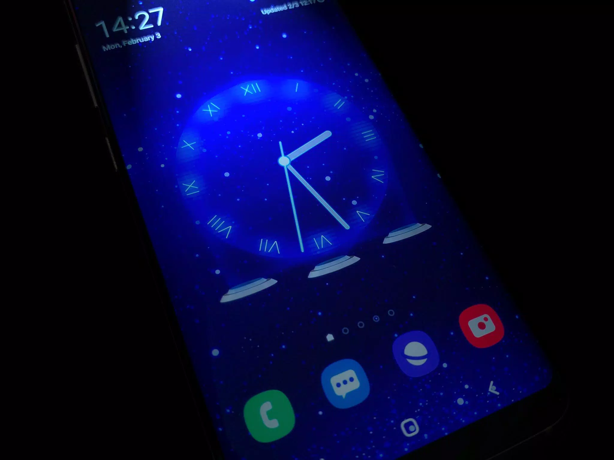 Malgastar Tanzania Sympton Descarga de APK de Hologram Clock Widget para Android