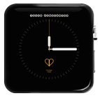 Heart Clock Widget icône