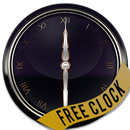 3D Luxury Black Clock APK