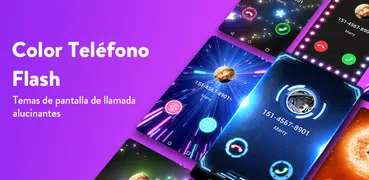 Flash de Color Teléfono:Tema de Llamada Pantalla