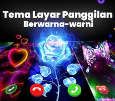 Animasi Ponsel Warna: Tema Layar Panggila, LED poster