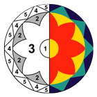Mandala Color By Number biểu tượng