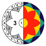 Mandala Color By Number biểu tượng