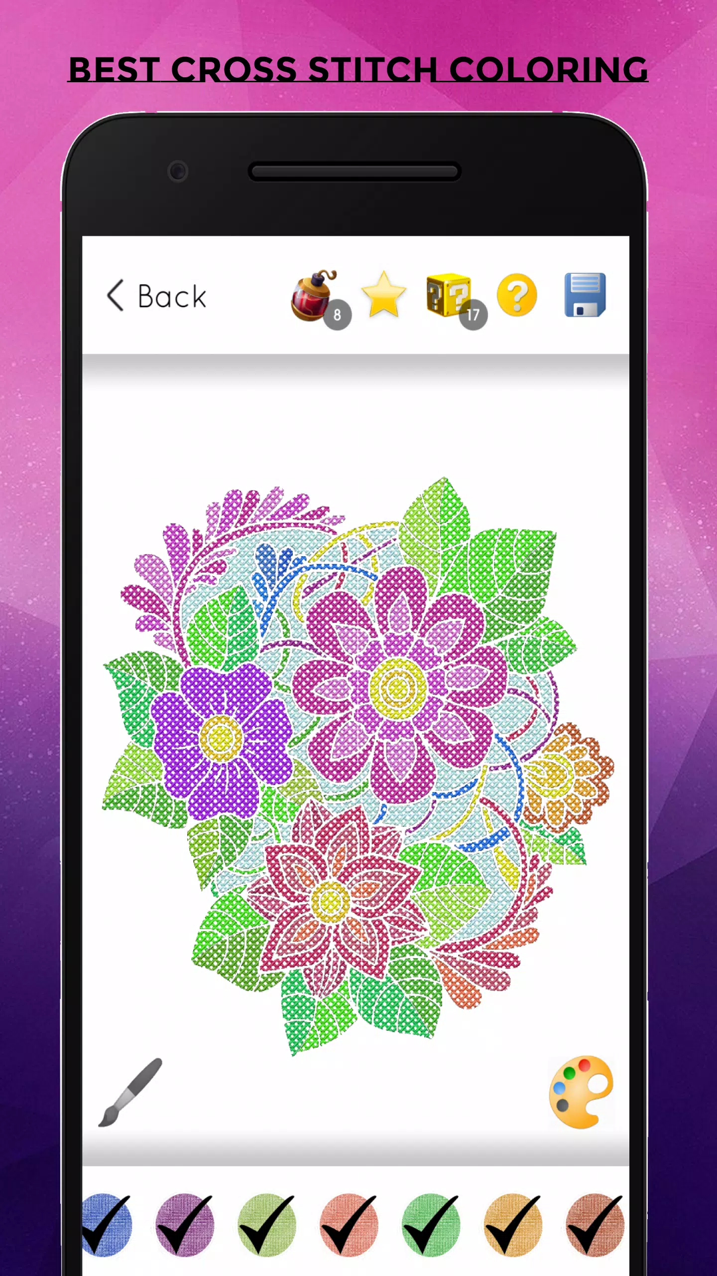 Livre de coloriage au point de croix APK pour Android Télécharger