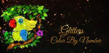 Glitter Color by Number Juego Gratis